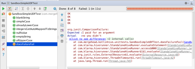 IDEA Kotlin Hive Unit Tests Failure
